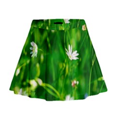 Inside The Grass Mini Flare Skirt