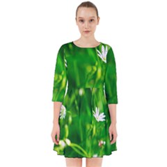 Inside The Grass Smock Dress