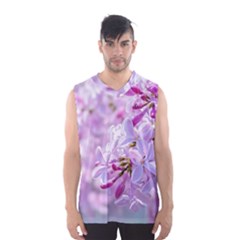 Pink Lilac Flowers Men s Basketball Tank Top by FunnyCow