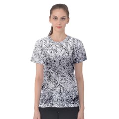 Willow Foliage Abstract Women s Sport Mesh Tee