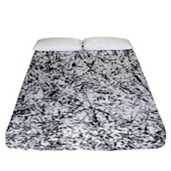 Willow Foliage Abstract Fitted Sheet (queen Size)