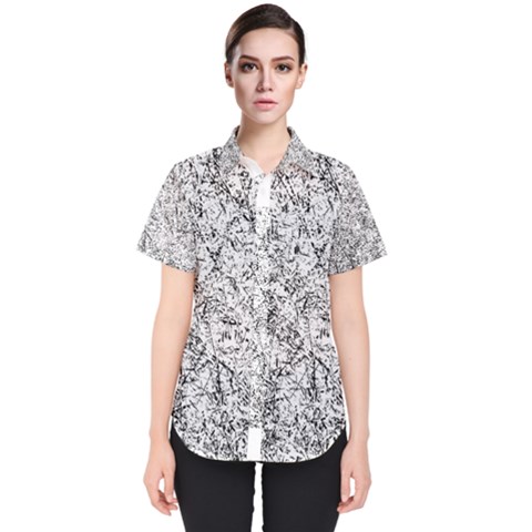 Willow Foliage Abstract Women s Short Sleeve Shirt by FunnyCow