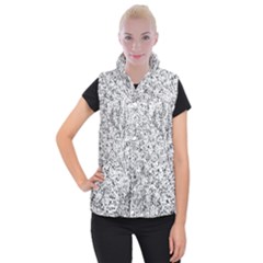 Willow Foliage Abstract Women s Button Up Vest