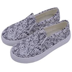 Willow Foliage Abstract Kids  Canvas Slip Ons