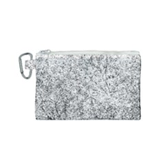 Willow Foliage Abstract Canvas Cosmetic Bag (small)