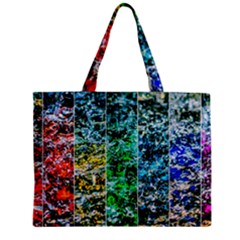 Abstract Of Colorful Water Zipper Mini Tote Bag by FunnyCow