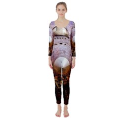 The Art Of Military Aircraft Long Sleeve Catsuit by FunnyCow
