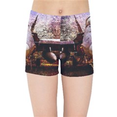 The Art Of Military Aircraft Kids Sports Shorts by FunnyCow