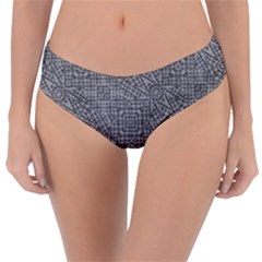 Linear Intricate Geometric Pattern Reversible Classic Bikini Bottoms by dflcprints