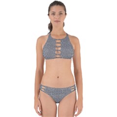 Linear Intricate Geometric Pattern Perfectly Cut Out Bikini Set by dflcprints