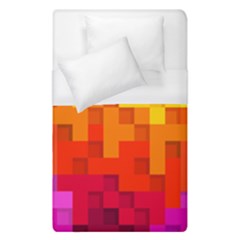Abstract Background Square Colorful Duvet Cover (Single Size)