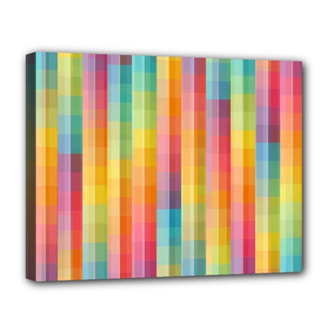 Background Colorful Abstract Canvas 14  X 11  by Nexatart