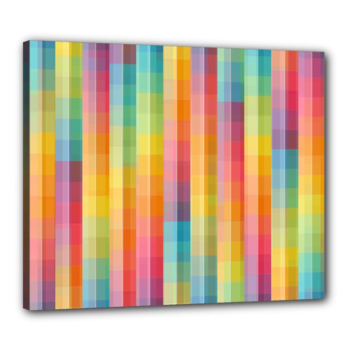 Background Colorful Abstract Canvas 24  x 20 