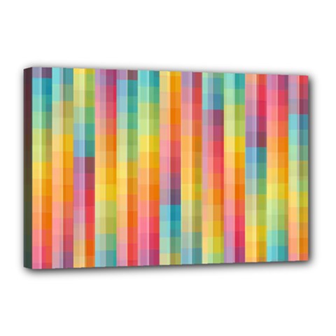 Background Colorful Abstract Canvas 18  x 12 