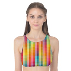 Background Colorful Abstract Tank Bikini Top