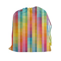 Background Colorful Abstract Drawstring Pouches (XXL)