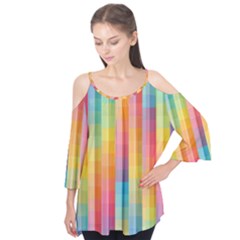 Background Colorful Abstract Flutter Tees