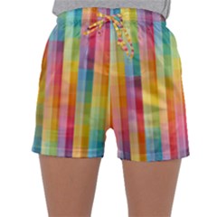 Background Colorful Abstract Sleepwear Shorts