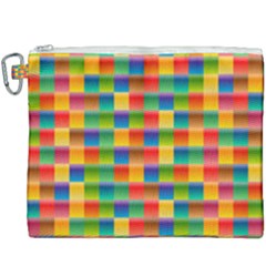 Background Colorful Abstract Canvas Cosmetic Bag (xxxl) by Nexatart