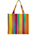 Background Colorful Abstract Zipper Grocery Tote Bag View1