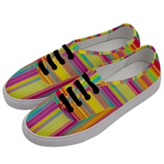 Background Colorful Abstract Men s Classic Low Top Sneakers