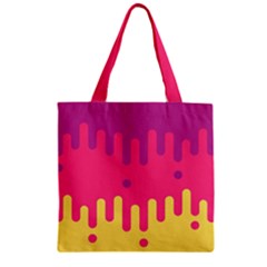 Background Image Zipper Grocery Tote Bag by Nexatart