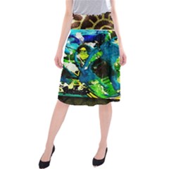 Avocado Midi Beach Skirt by bestdesignintheworld