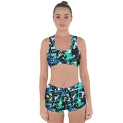 Brain Reflections 1 Racerback Boyleg Bikini Set