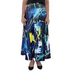 Brain Reflections 2 Flared Maxi Skirt