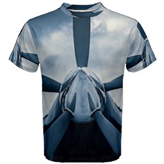 Propeller - Sky Challenger Men s Cotton Tee by FunnyCow