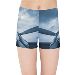 Propeller - Sky Challenger Kids Sports Shorts by FunnyCow