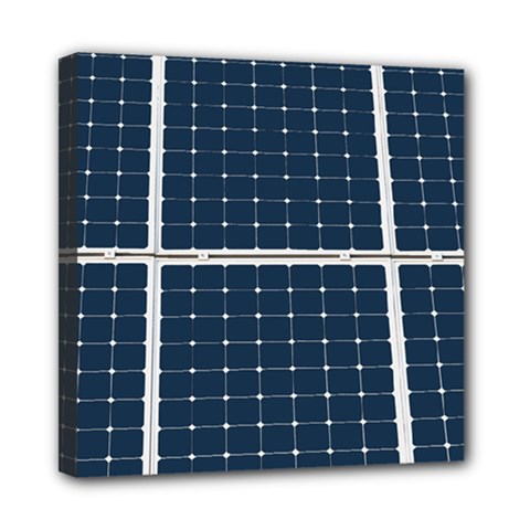 Solar Power Panel Mini Canvas 8  X 8  by FunnyCow