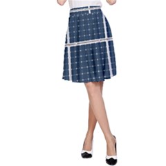 Solar Power Panel A-line Skirt by FunnyCow