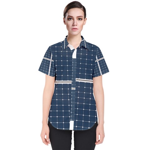 Solar Power Panel Women s Short Sleeve Shirt by FunnyCow