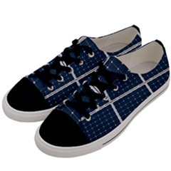 Solar Power Panel Men s Low Top Canvas Sneakers by FunnyCow