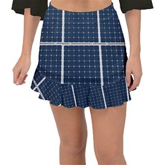 Solar Power Panel Fishtail Mini Chiffon Skirt by FunnyCow