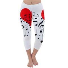 Singing Heart Capri Winter Leggings 