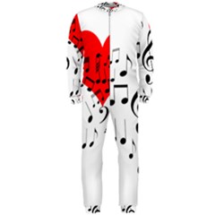 Singing Heart Onepiece Jumpsuit (men)  by FunnyCow