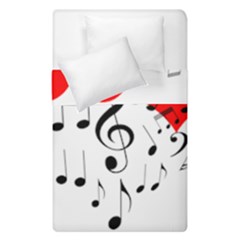 Singing Heart Duvet Cover Double Side (Single Size)