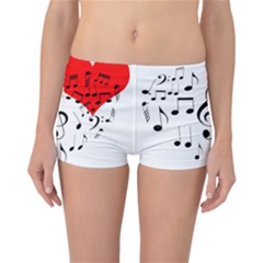 Singing Heart Reversible Boyleg Bikini Bottoms