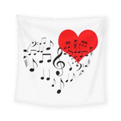 Singing Heart Square Tapestry (Small)