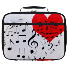 Singing Heart Full Print Lunch Bag