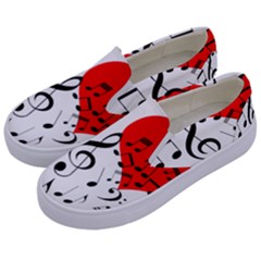 Singing Heart Kids  Canvas Slip Ons