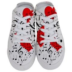 Singing Heart Half Slippers by FunnyCow
