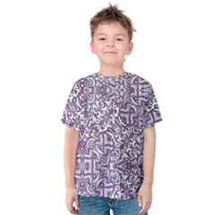 Colorful Intricate Tribal Pattern Kids  Cotton Tee