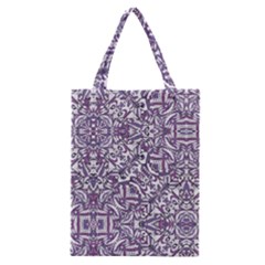 Colorful Intricate Tribal Pattern Classic Tote Bag