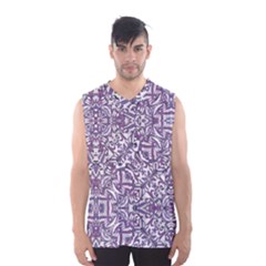 Colorful Intricate Tribal Pattern Men s Basketball Tank Top