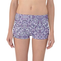 Colorful Intricate Tribal Pattern Reversible Boyleg Bikini Bottoms