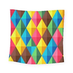 Background Colorful Abstract Square Tapestry (small) by Nexatart