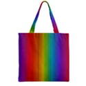 Background Colorful Abstract Zipper Grocery Tote Bag View1